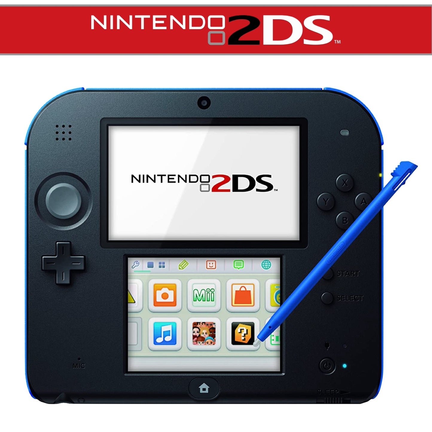 2DS Handheld-Konsole Blau/Schwarz in OVP