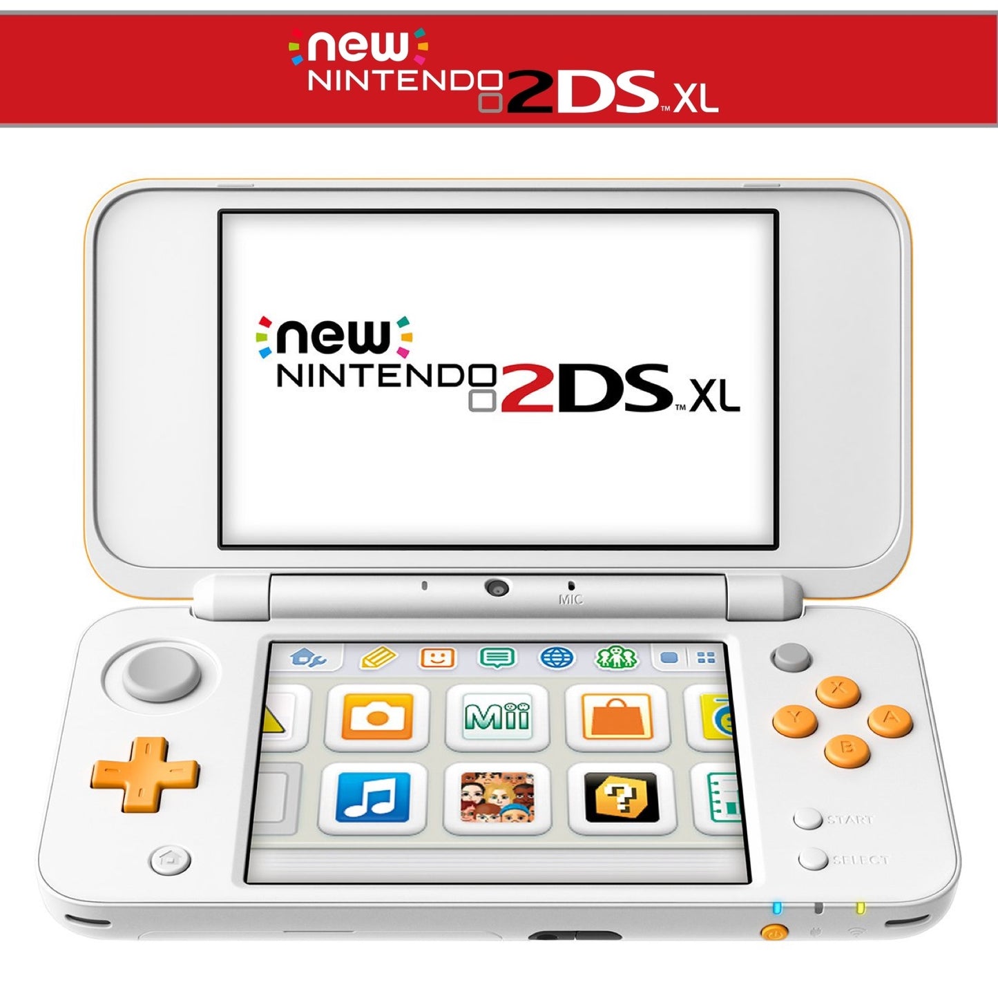 New 2DS XL Weiß/Orange in OVP