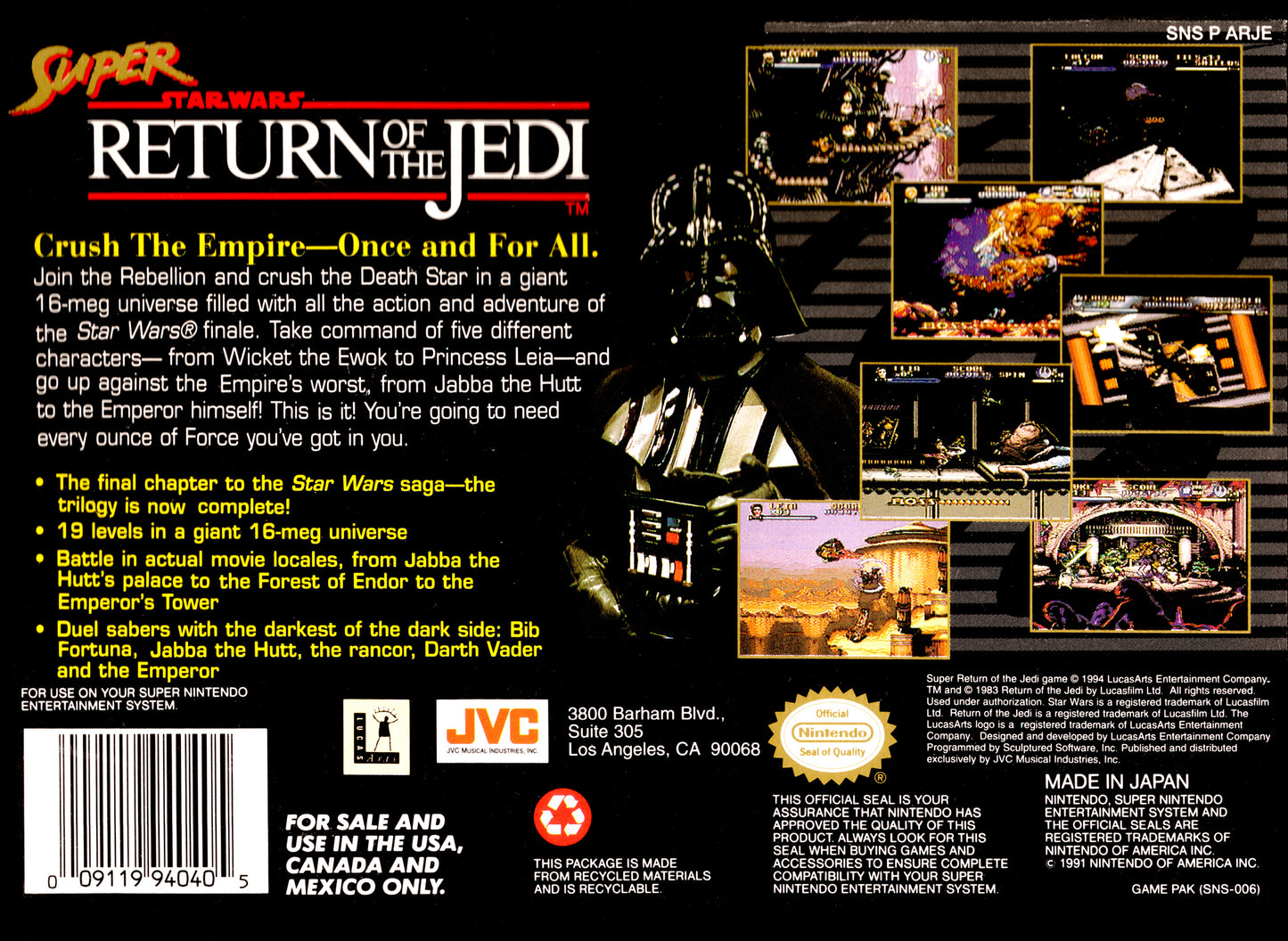 Super Star Wars - Return of The Jedi