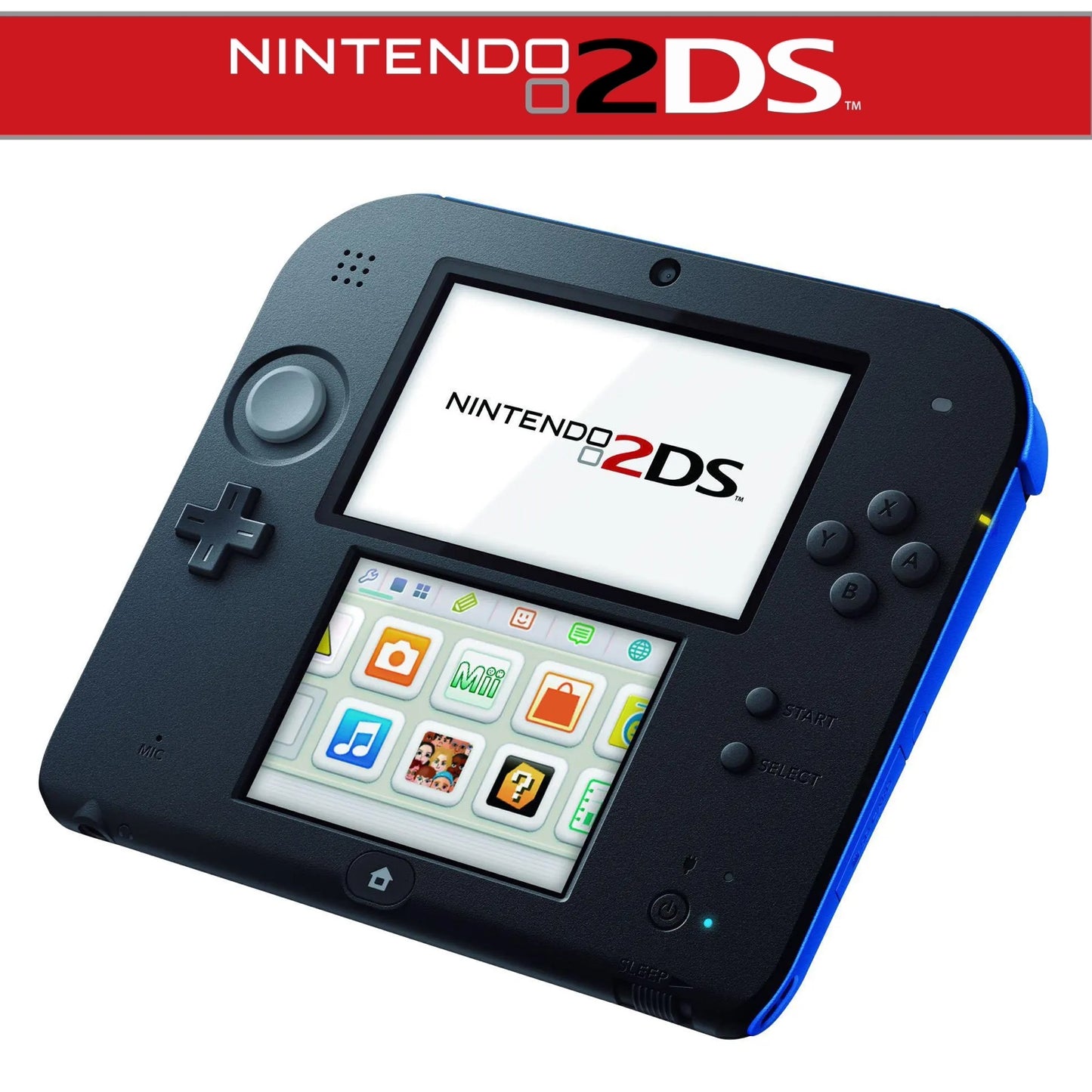 2DS Handheld-Konsole Blau/Schwarz in OVP