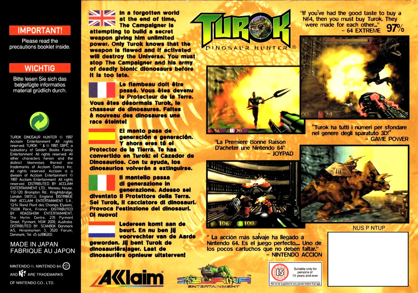 Turok Dinosaur Hunter