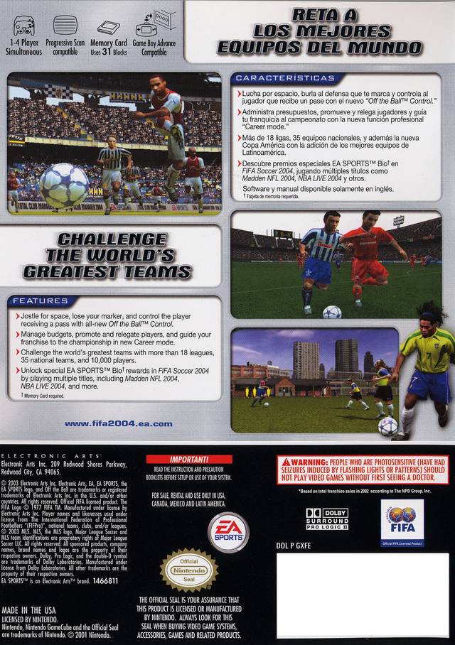 FIFA Football 2004