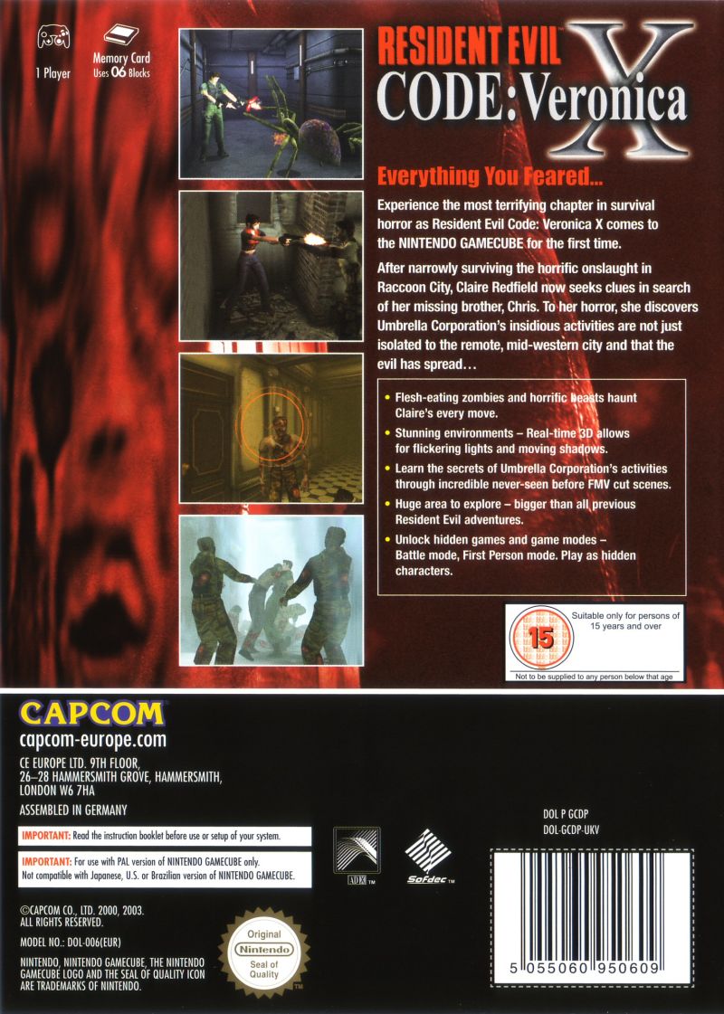 Resident Evil - Code Veronica X (USK 18)