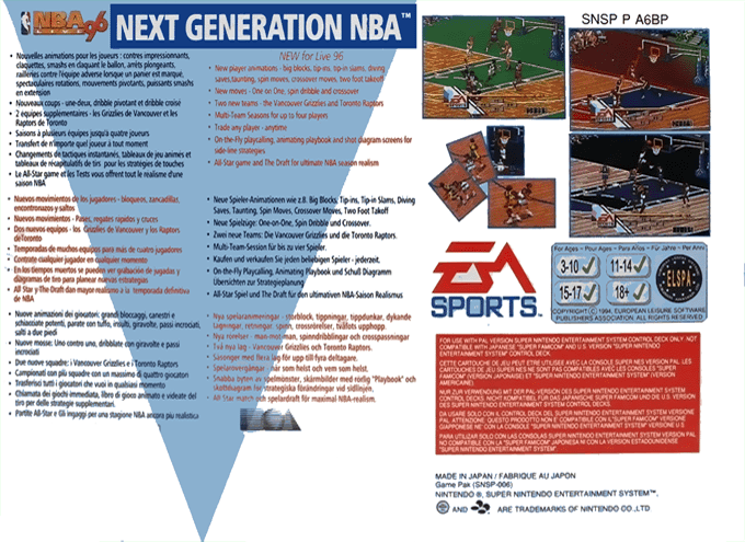 NBA Live 96