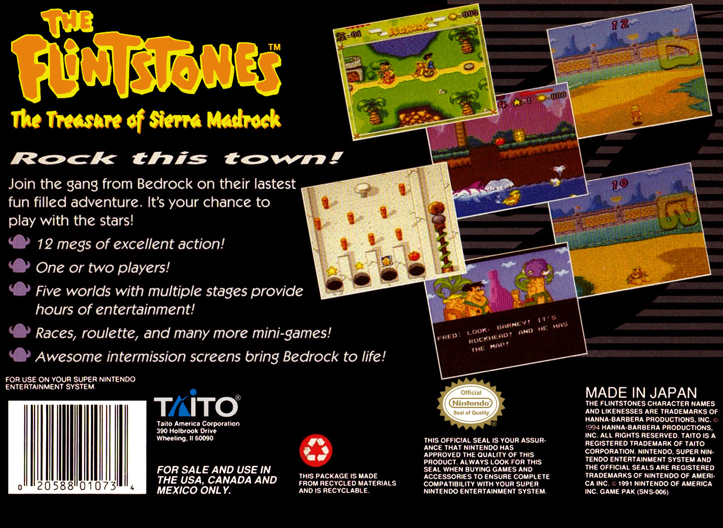 The Flintstones - The Treasure of Sierra Madrock