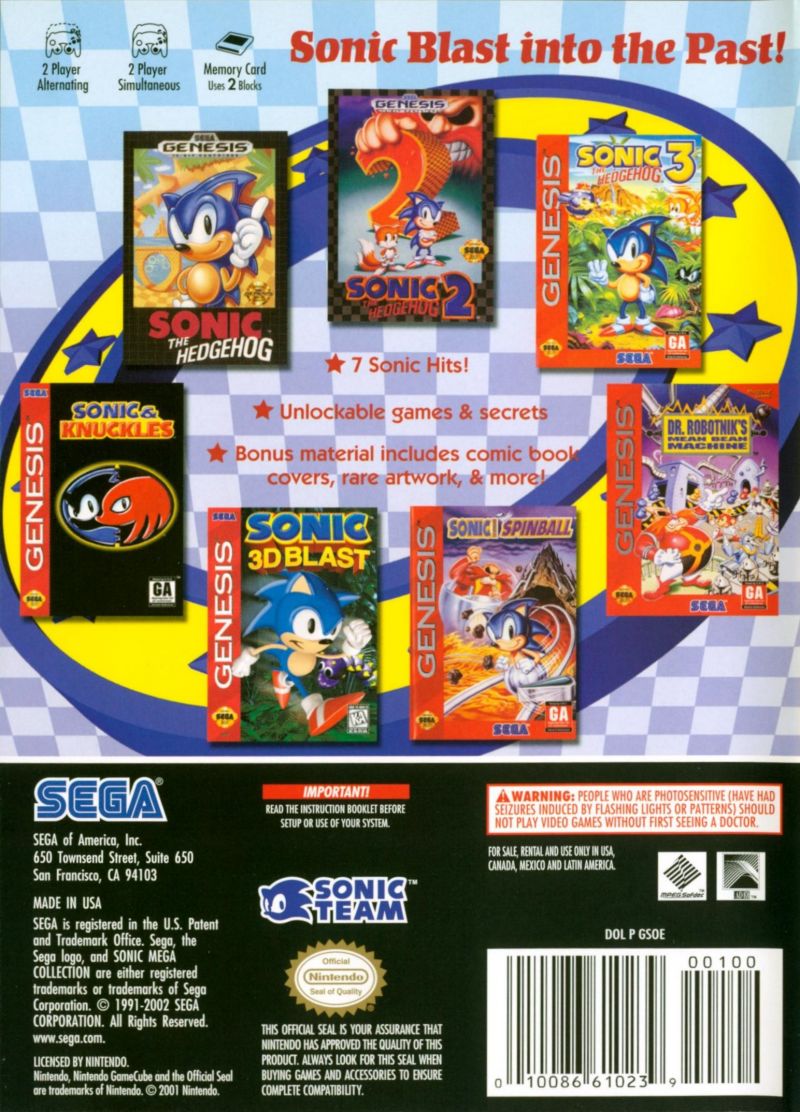 Sonic Mega Collection