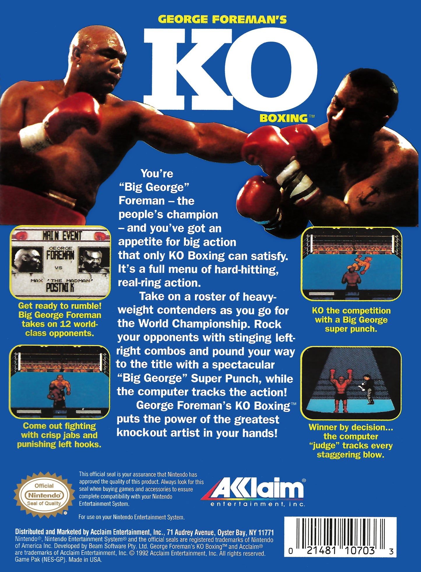George Foreman’s KO Boxing