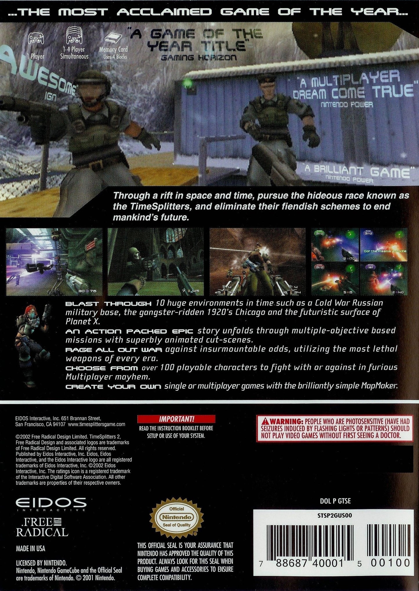 Time Splitters 2
