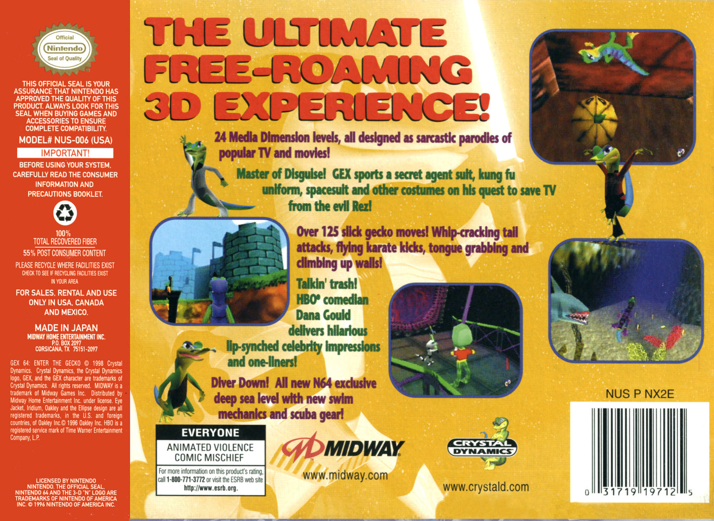 Gex 64 - Enter the Gecko