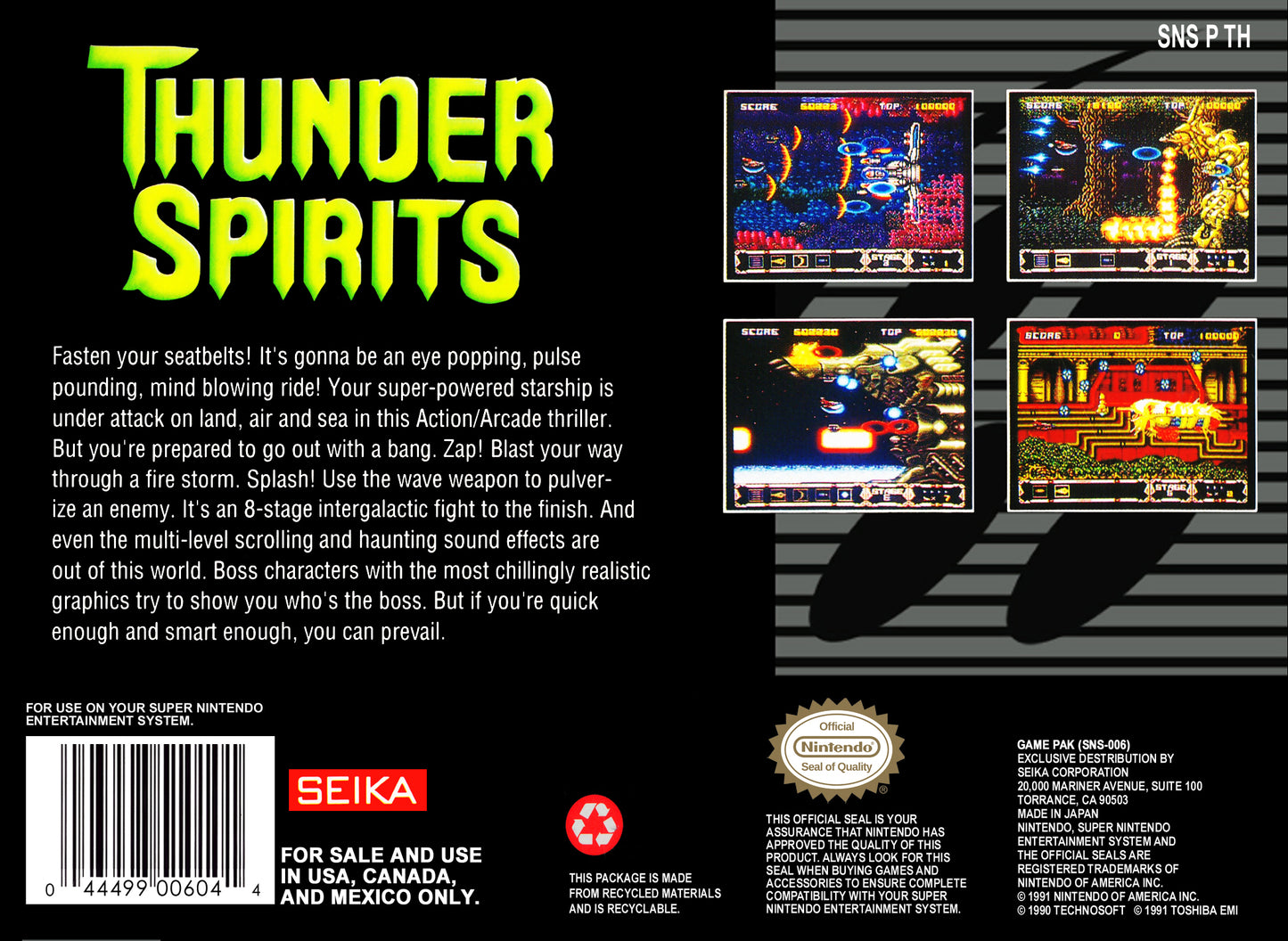 Thunder Spirits - NTSC