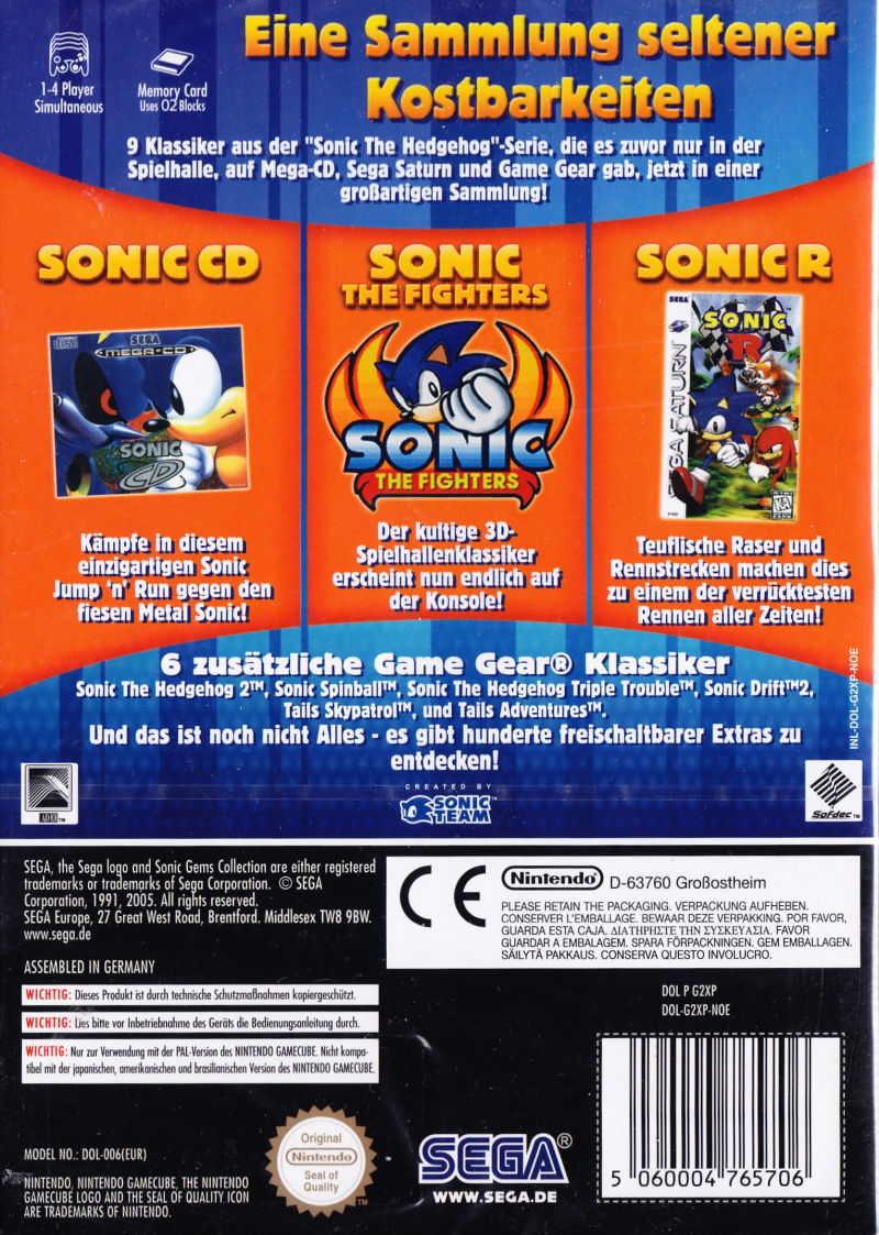 Sonic Gems Collection