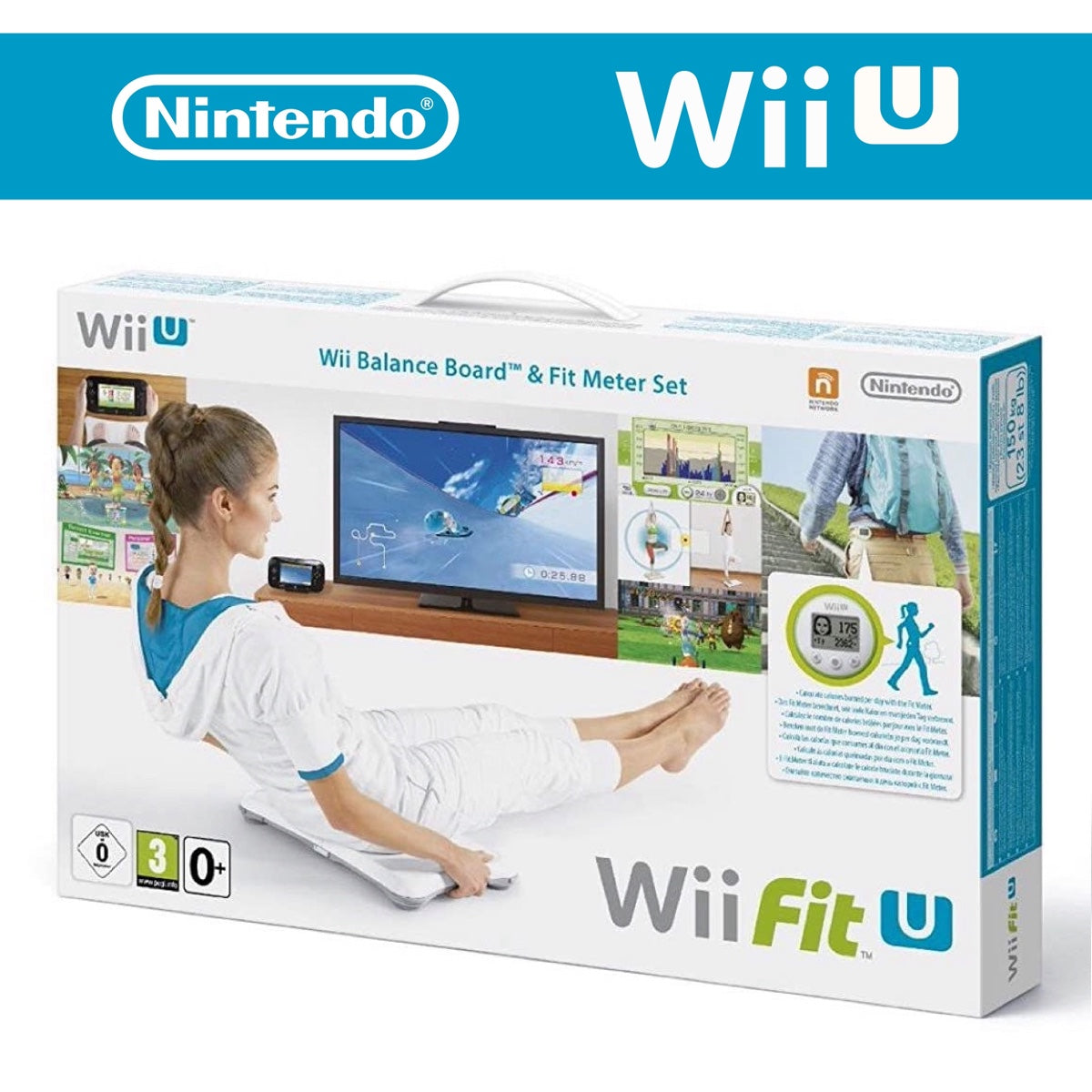 Original Balance Board inkl. Wii Fit U & Fit Meter in OVP