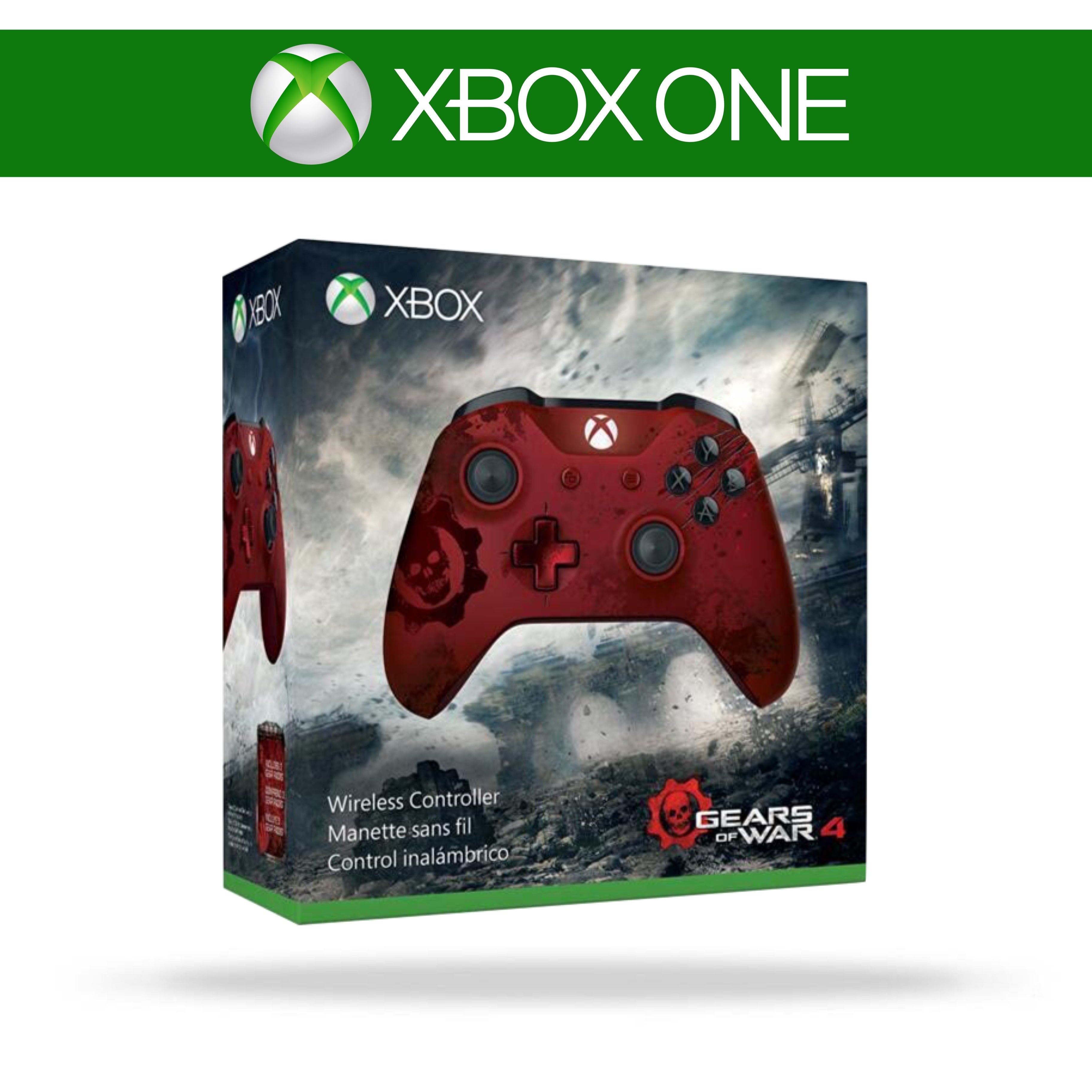 gears of war 4 controller Original Controller Wireless Gears of War 4 Crimson Omen Limited Edition Black in OVP für XBOX ONE – GAMES-WORLD4YOU