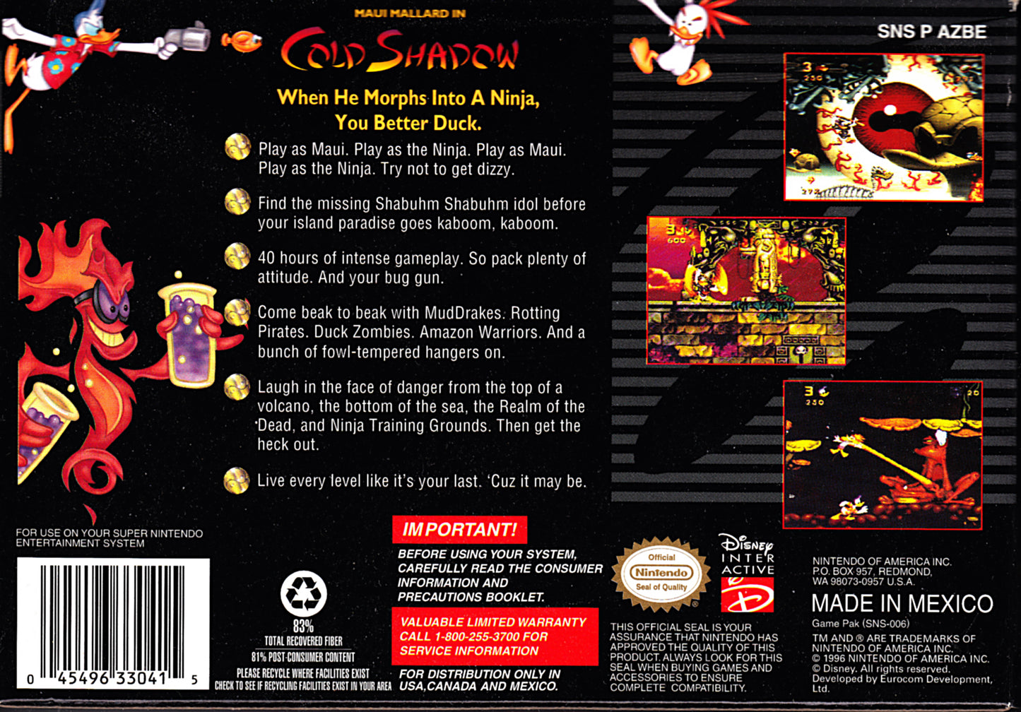 Donald Duck in Maui Mallard