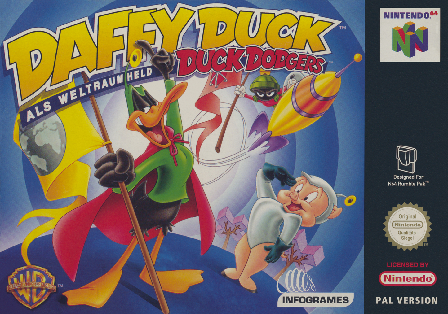Daffy Duck als Weltraumheld - Duck Dodgers
