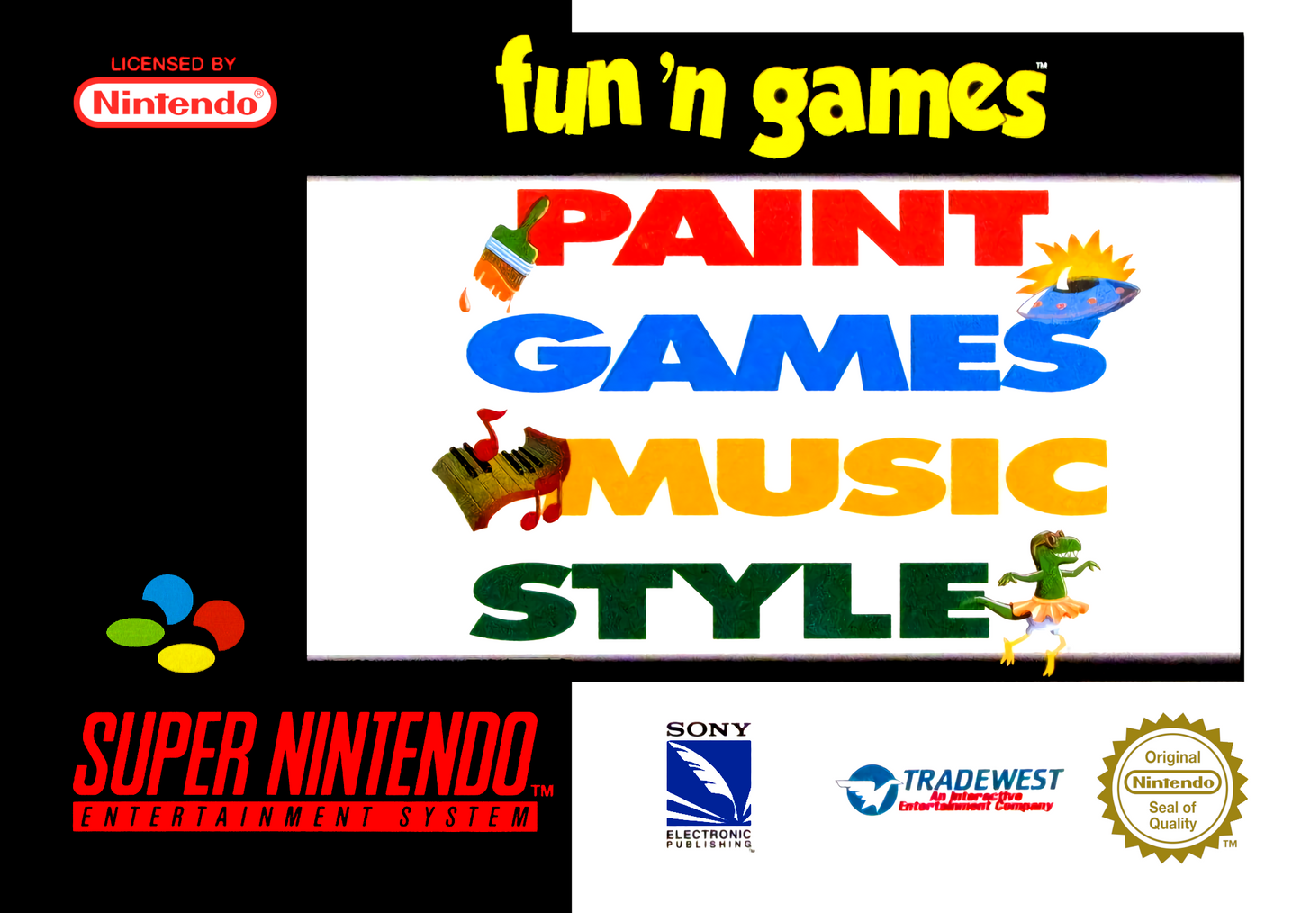 Fun' n Games - Paint Games Music Style