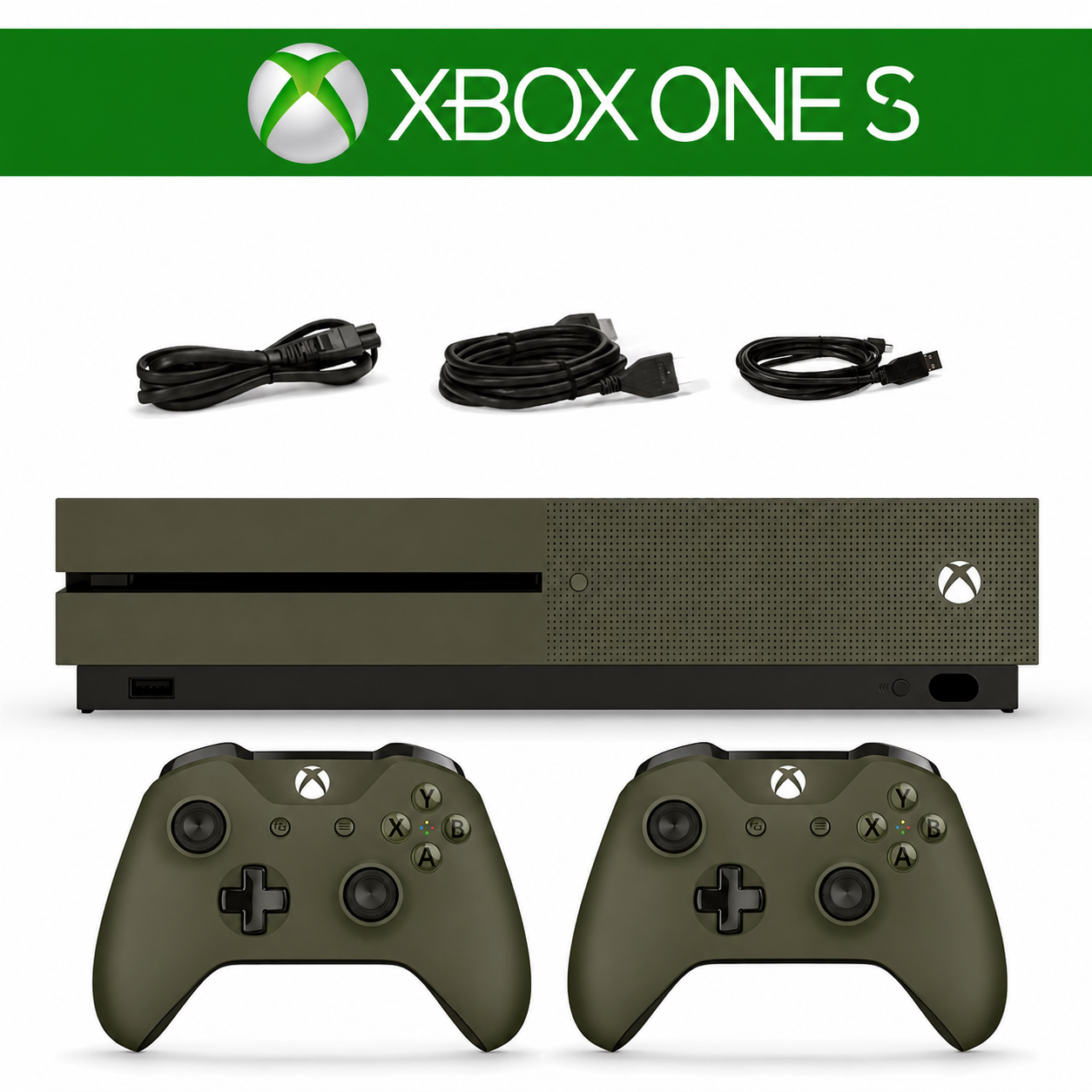 S Konsole Military Green inkl. ORIGINAL Controller