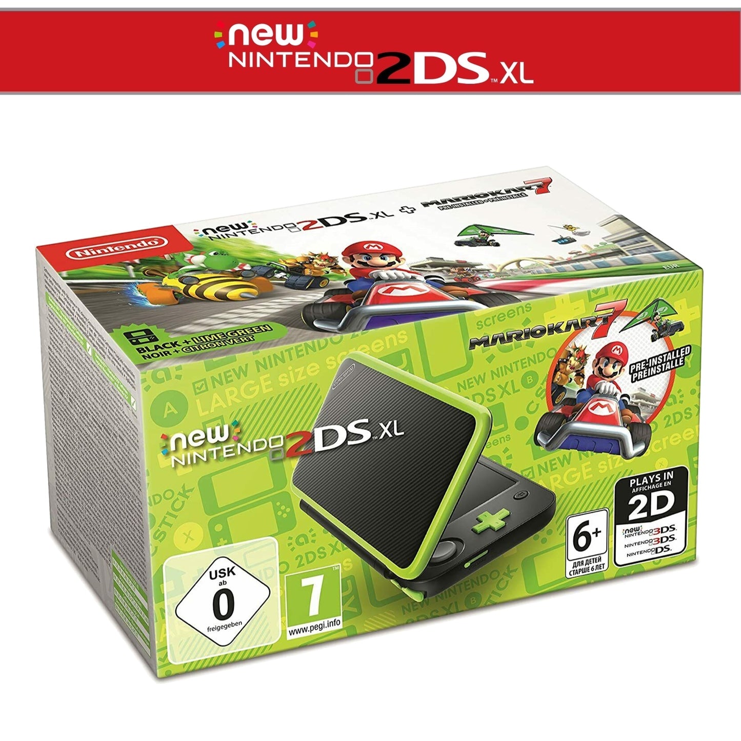 New 2DS XL + Mario Kart 7 in OVP