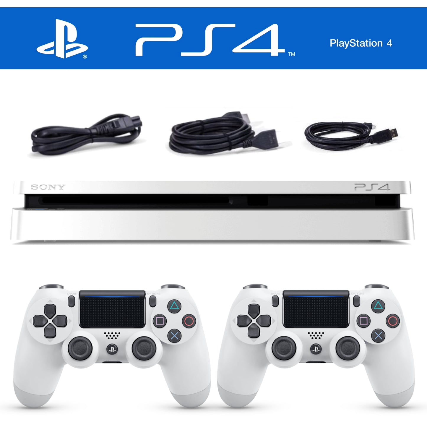 Slim Konsole Weiß inkl. ORIGINAL Controller