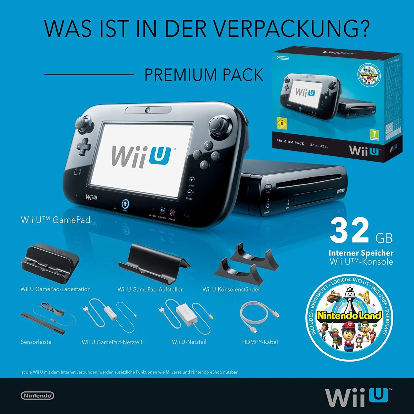 Konsole inkl. GamePad in Premium Pack OVP