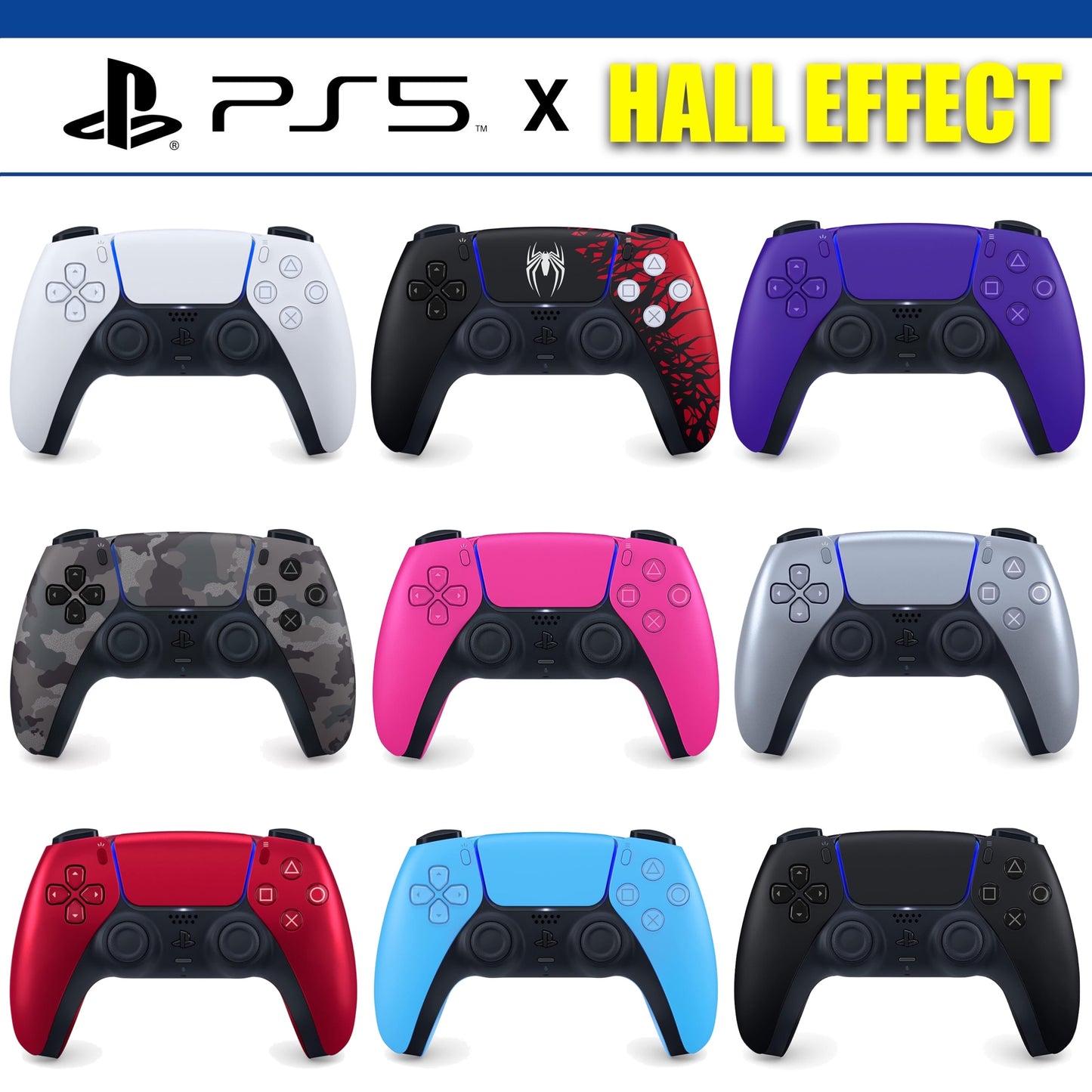 Original DualSense Controller mit Hall Effect Sticks inkl. Kabel