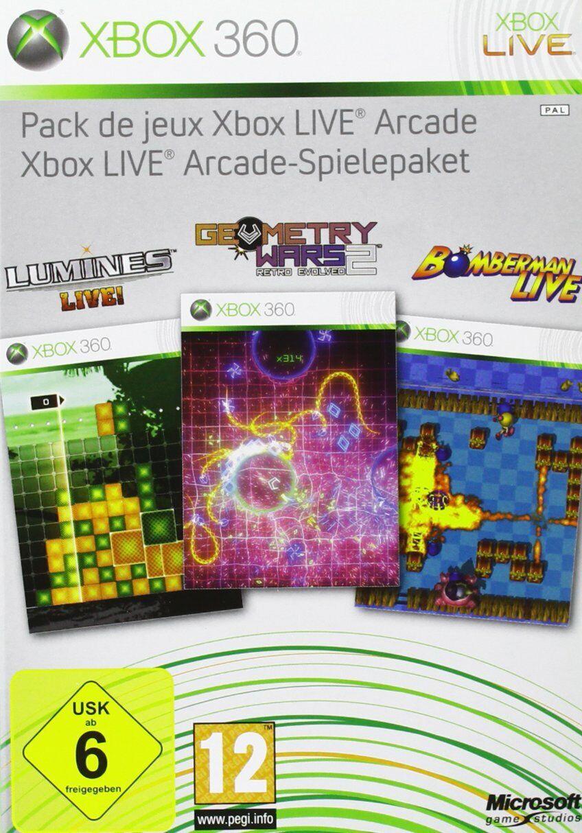 XBOX Live Arcade - Lumines, Geometry, Bomberman