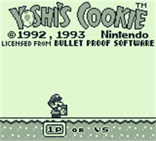 Yoshi's Cookie