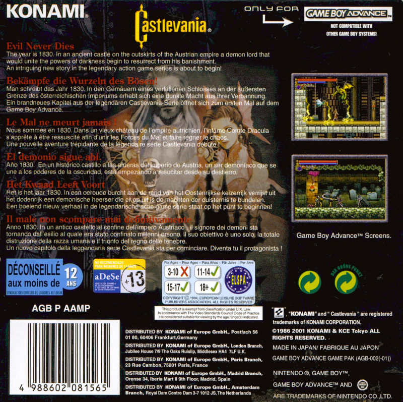 Castlevania - Circle of the Moon