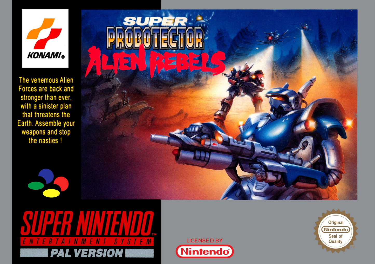 Super Probotector Alien Rebels