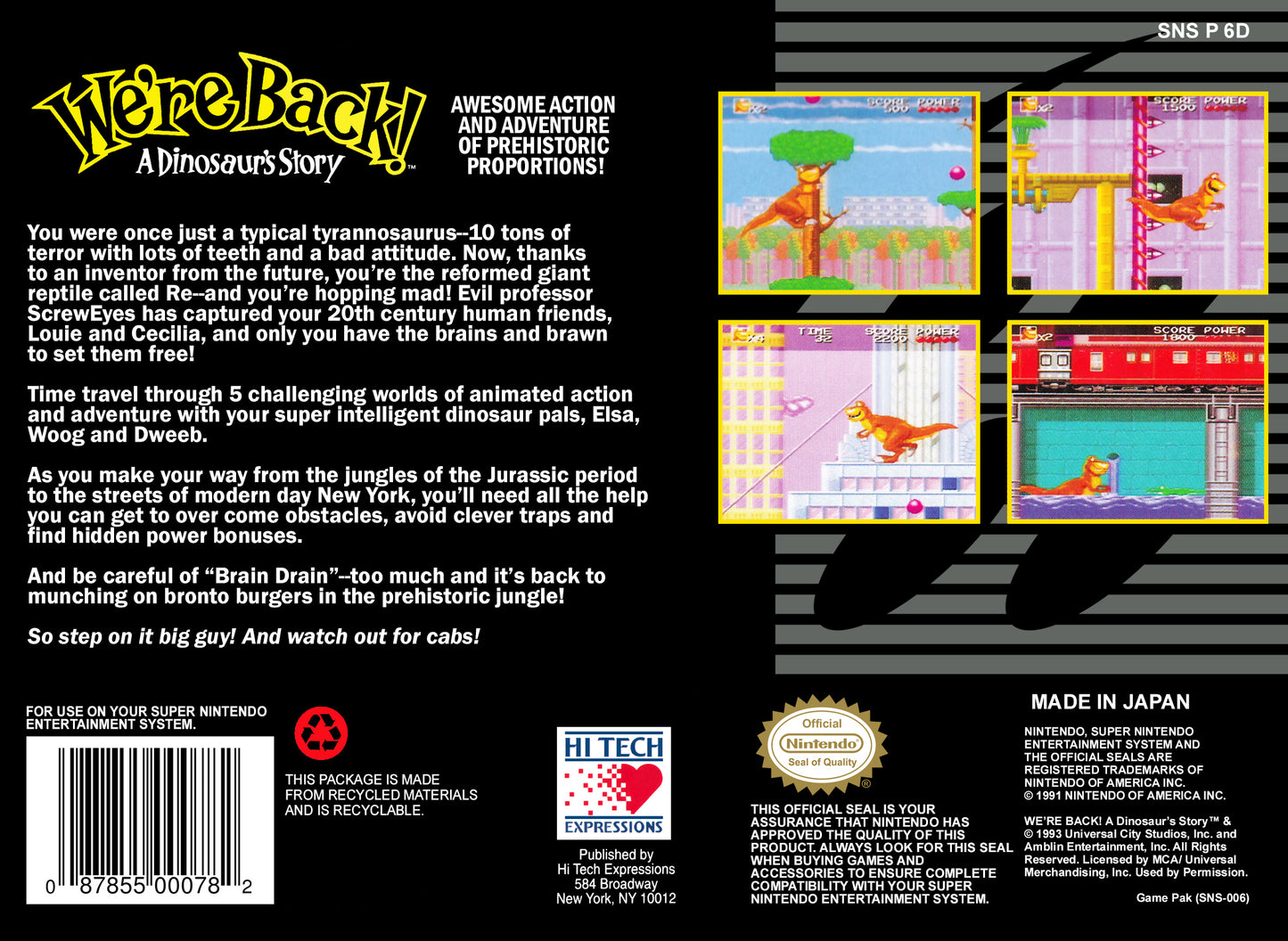 We're Back! A Dinosaur's Story