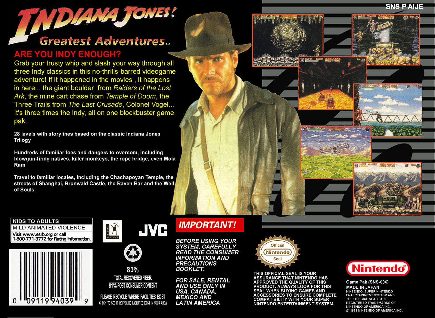 Indiana Jones' Greatest Adventures