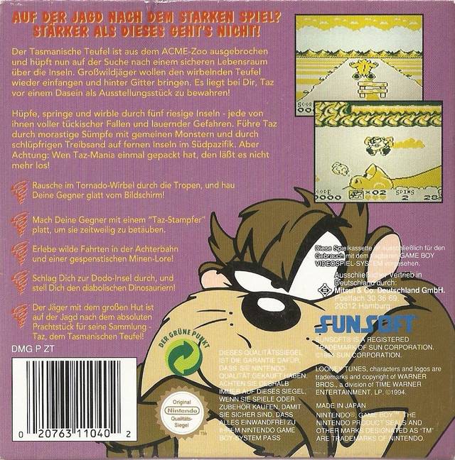 Looney Tunes 2 - Tasmanian Devil in Island Chase