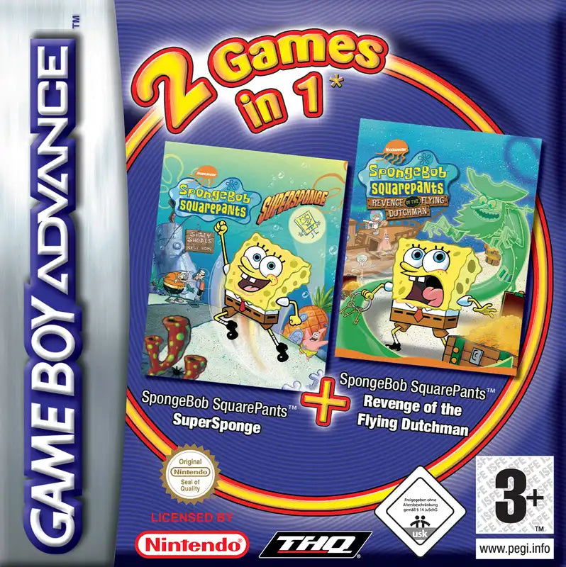 2 Games in 1 - SpongeBob Supersponge + Revenge of The Flying Dutchman