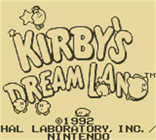 Kirby's Dream Land