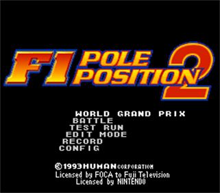 F1 Pole Position 2