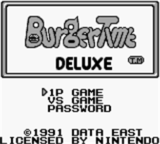 Burgertime Deluxe