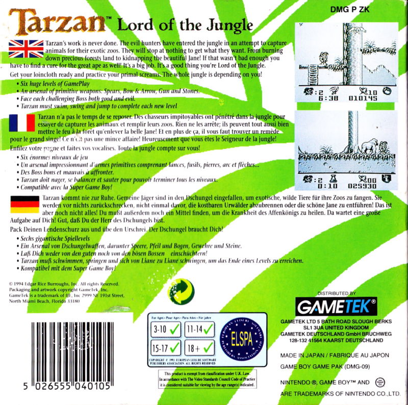 Tarzan - Lord of The Jungle