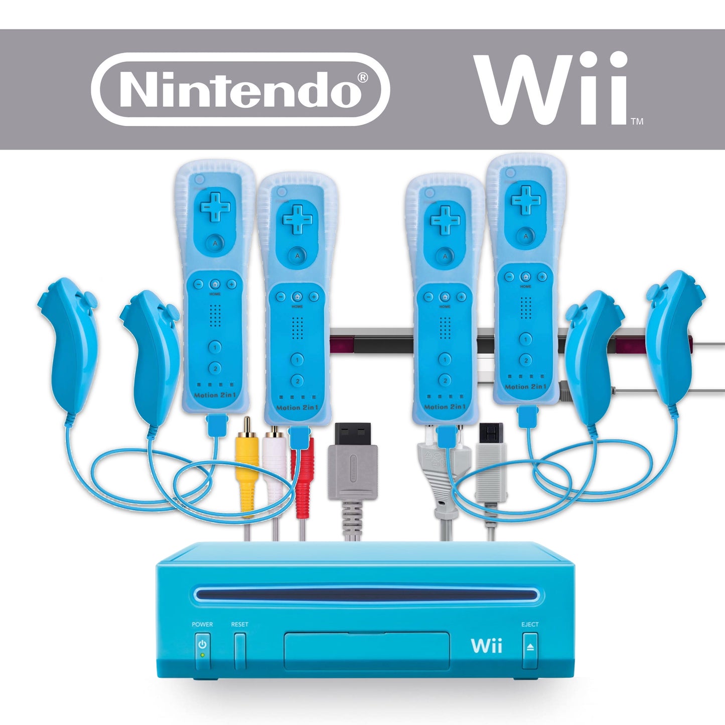 Konsole in versch. Farben inkl. Remote & Nunchuk