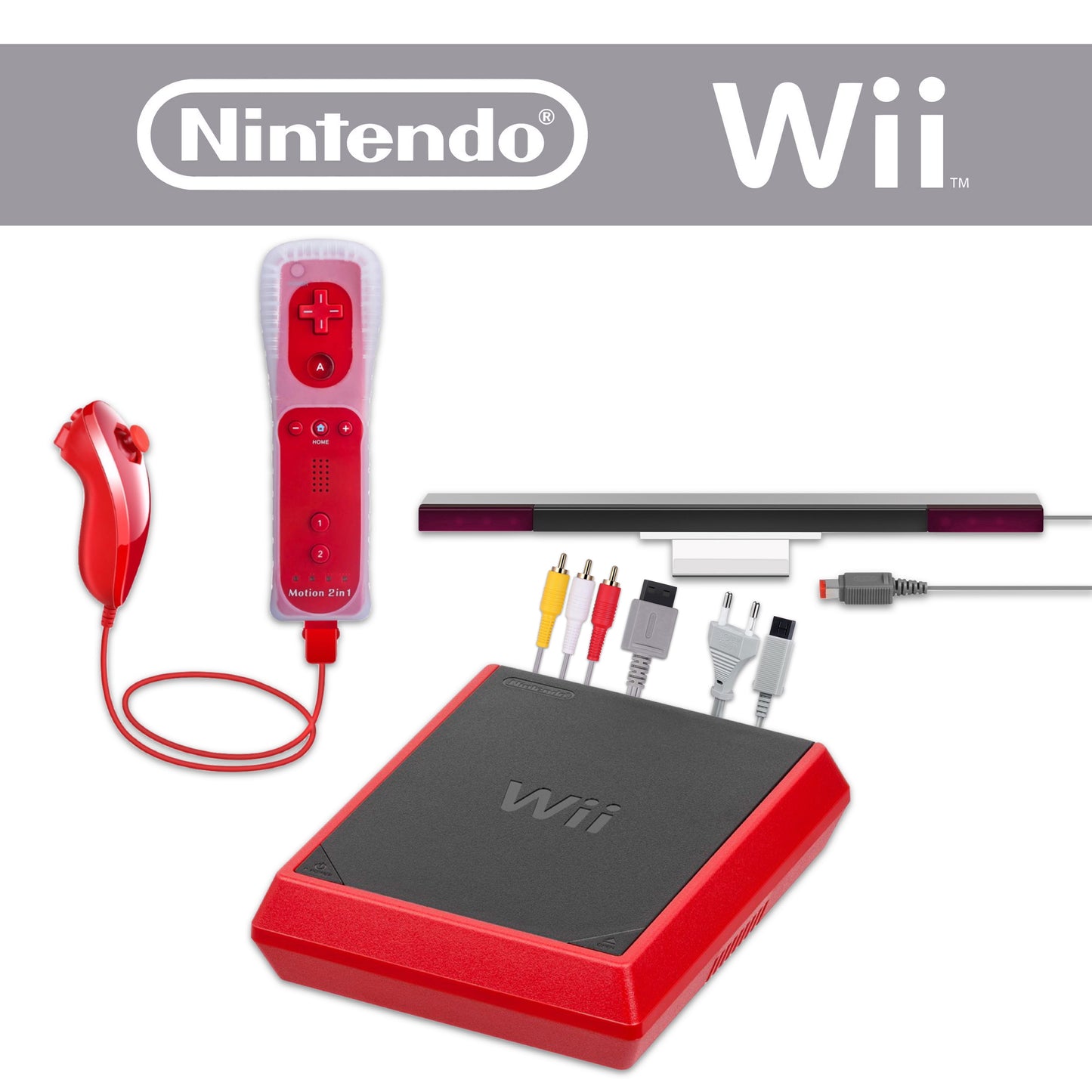 Konsole in versch. Farben inkl. Remote & Nunchuk