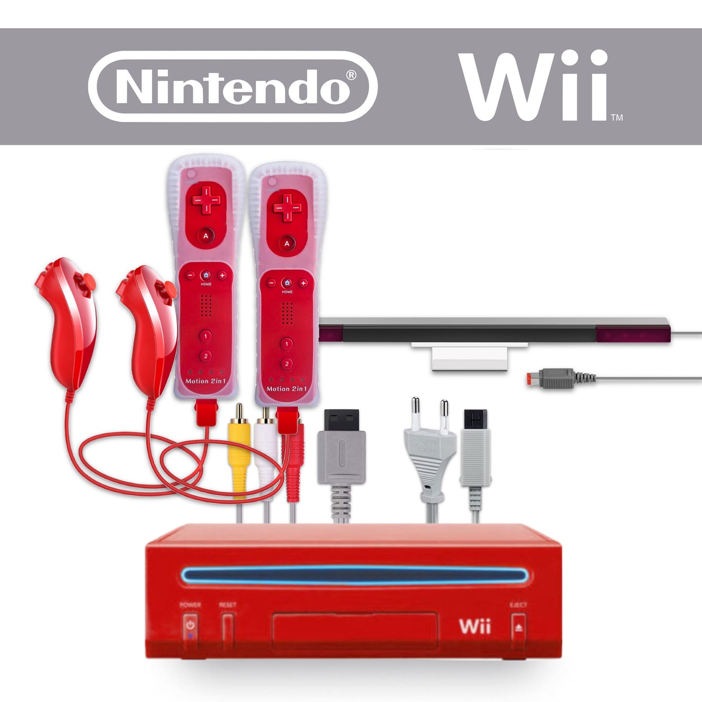 Konsole in versch. Farben inkl. Remote & Nunchuk
