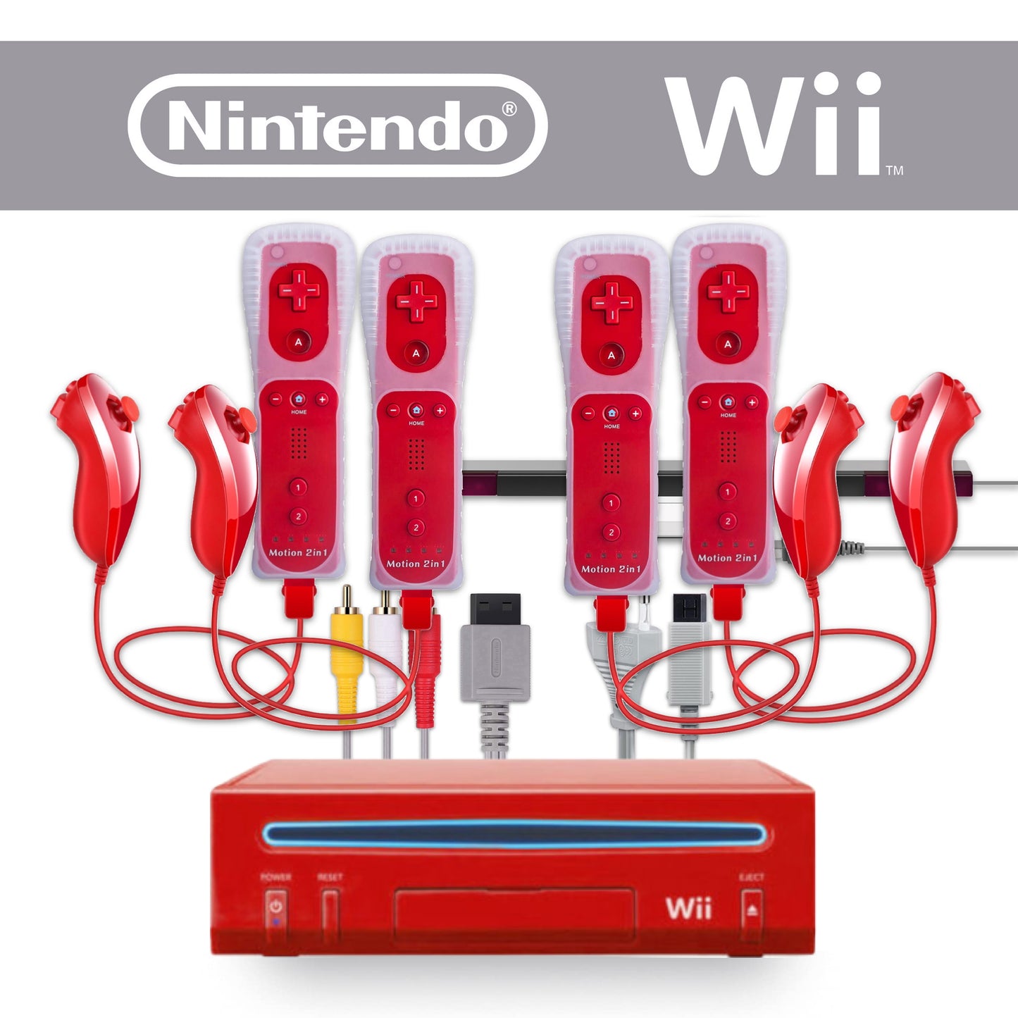 Konsole in versch. Farben inkl. Remote & Nunchuk