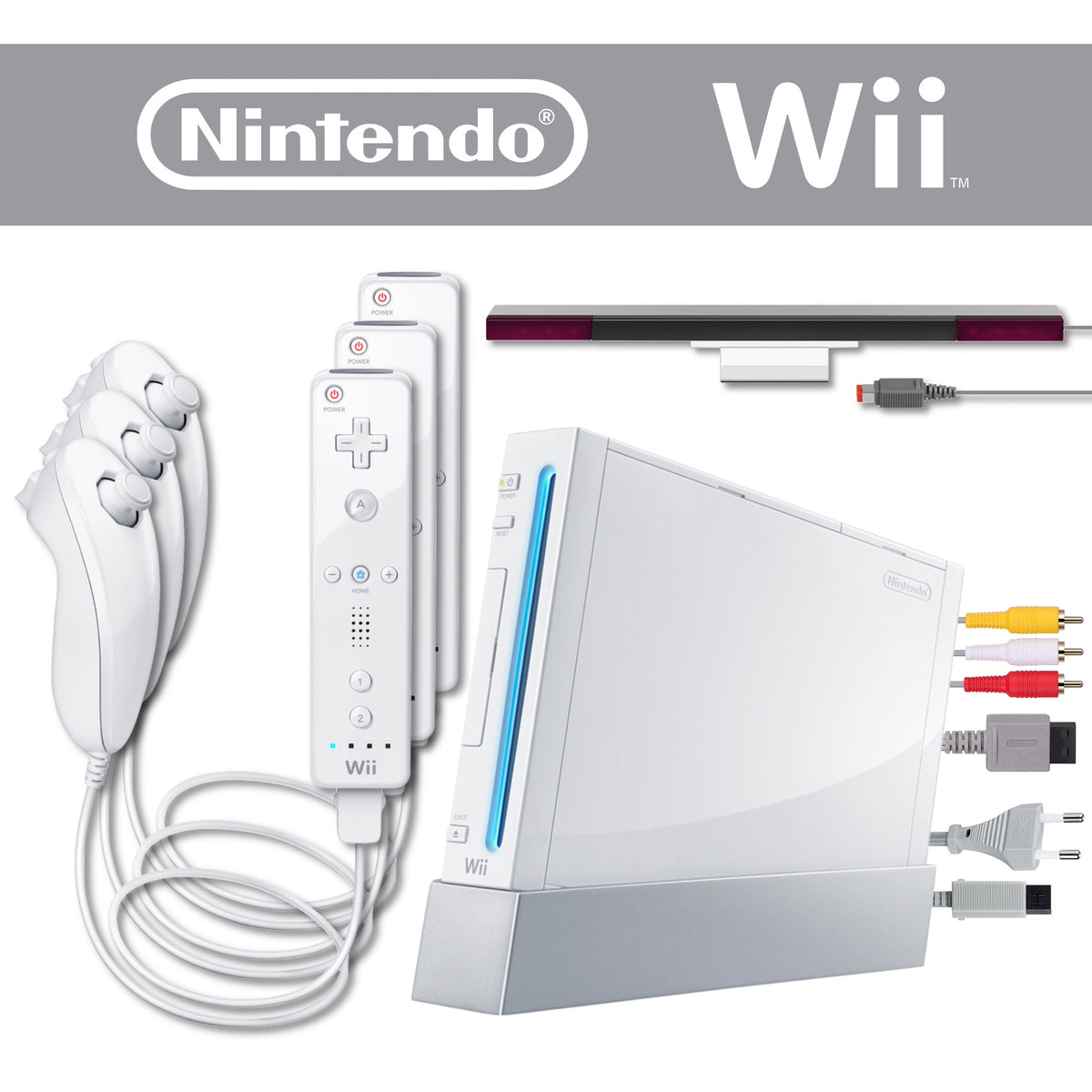 Konsole inkl. Remote & Nunchuk