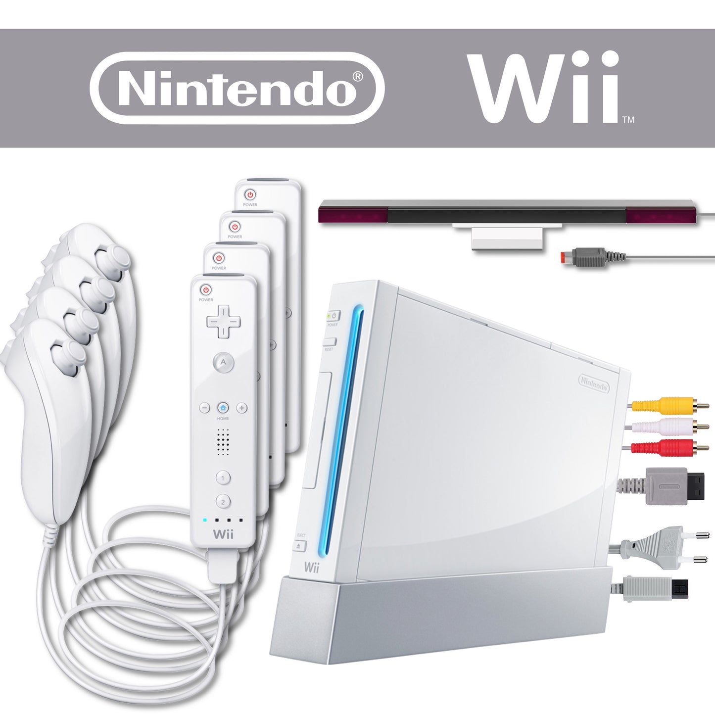 Konsole inkl. Remote & Nunchuk