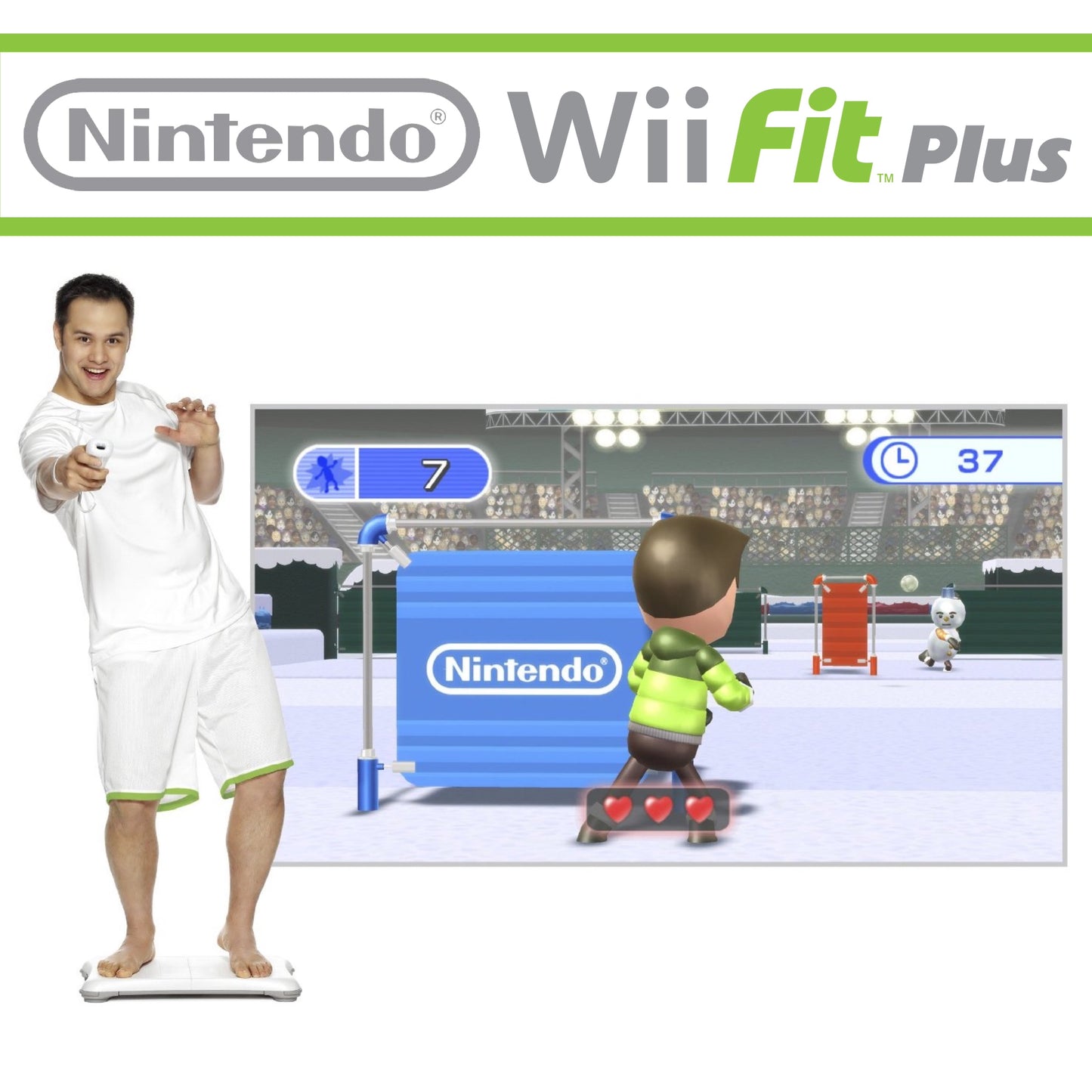 Wii "Fit Plus Pack" inkl. Controller, Balanceboard & Wii Fit Plus