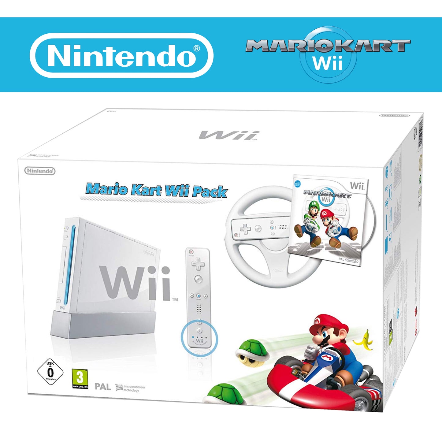 Wii "Mario Kart Pack" inkl. Controller & Mario Kart