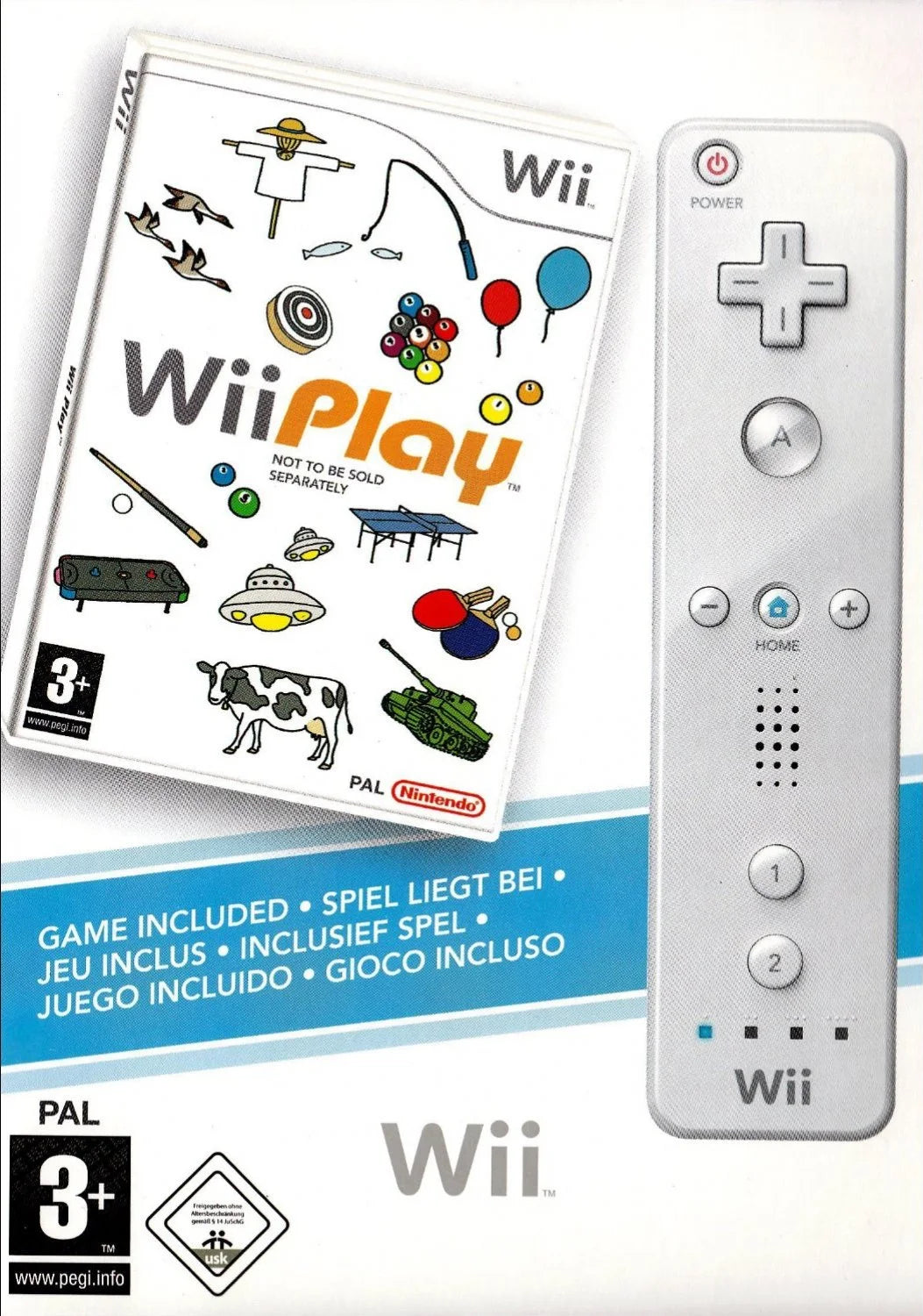 Wii Play inkl. Remote (weiß) in OVP