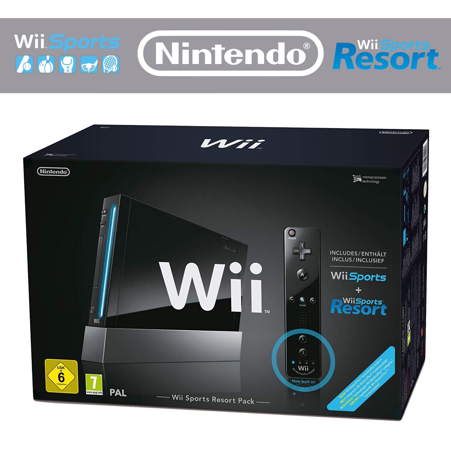Wii "Sports + Sports Resort Pack" inkl. Controller, Sports & Sports Resort