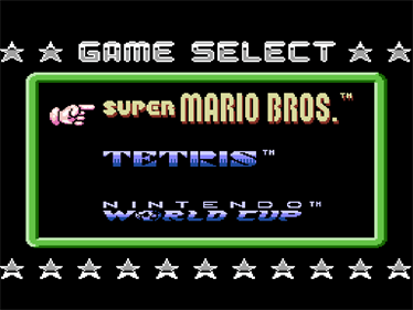3 Games in 1 - Super Mario Bros. / Tetris / World Cup