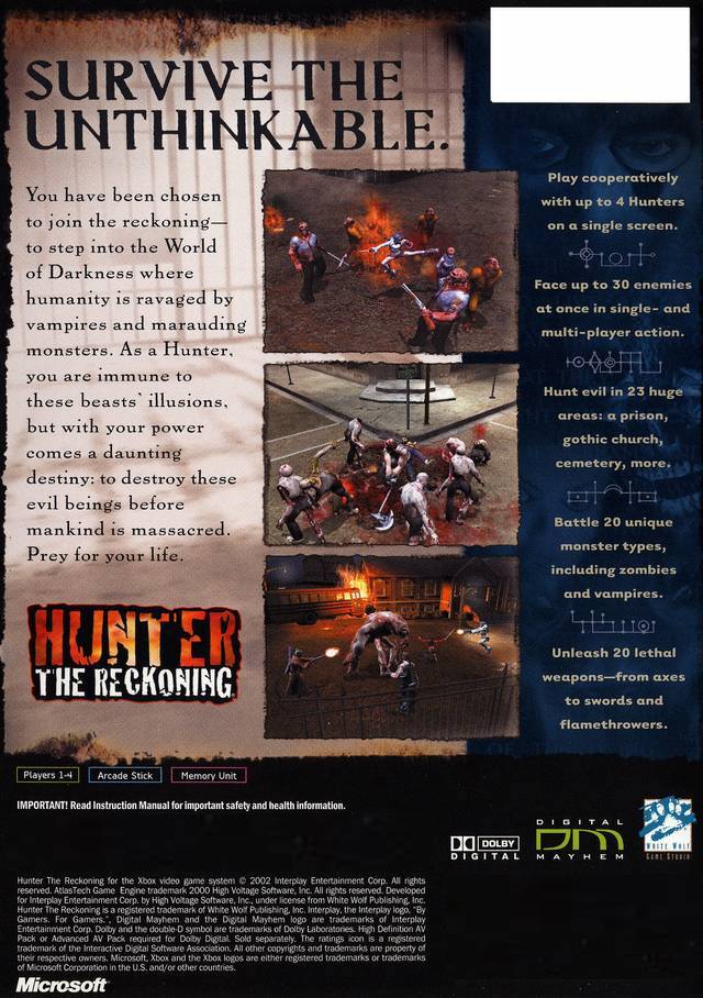 Hunter - The Reckoning