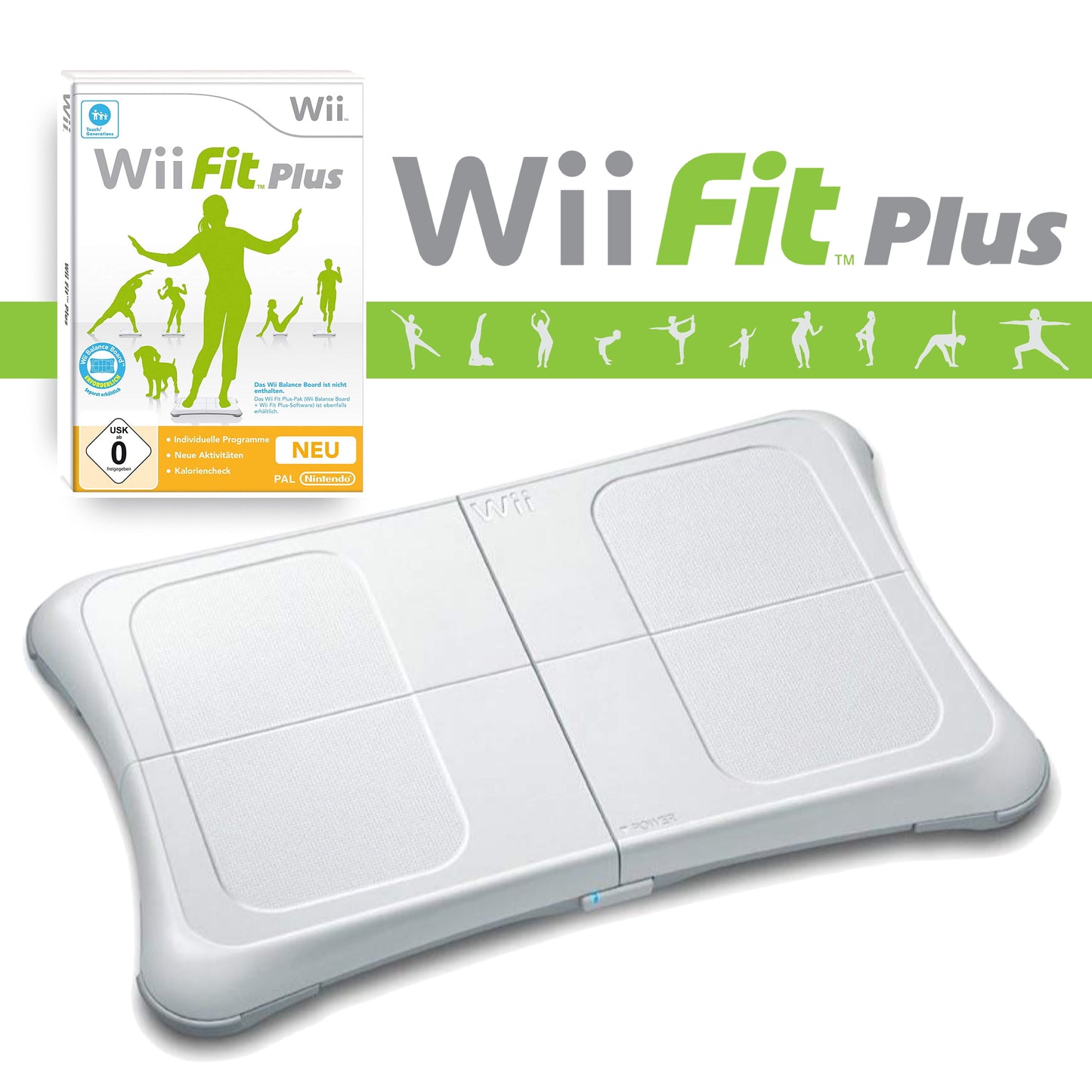 Original Balance Board inkl. Wii Fit Plus in OVP